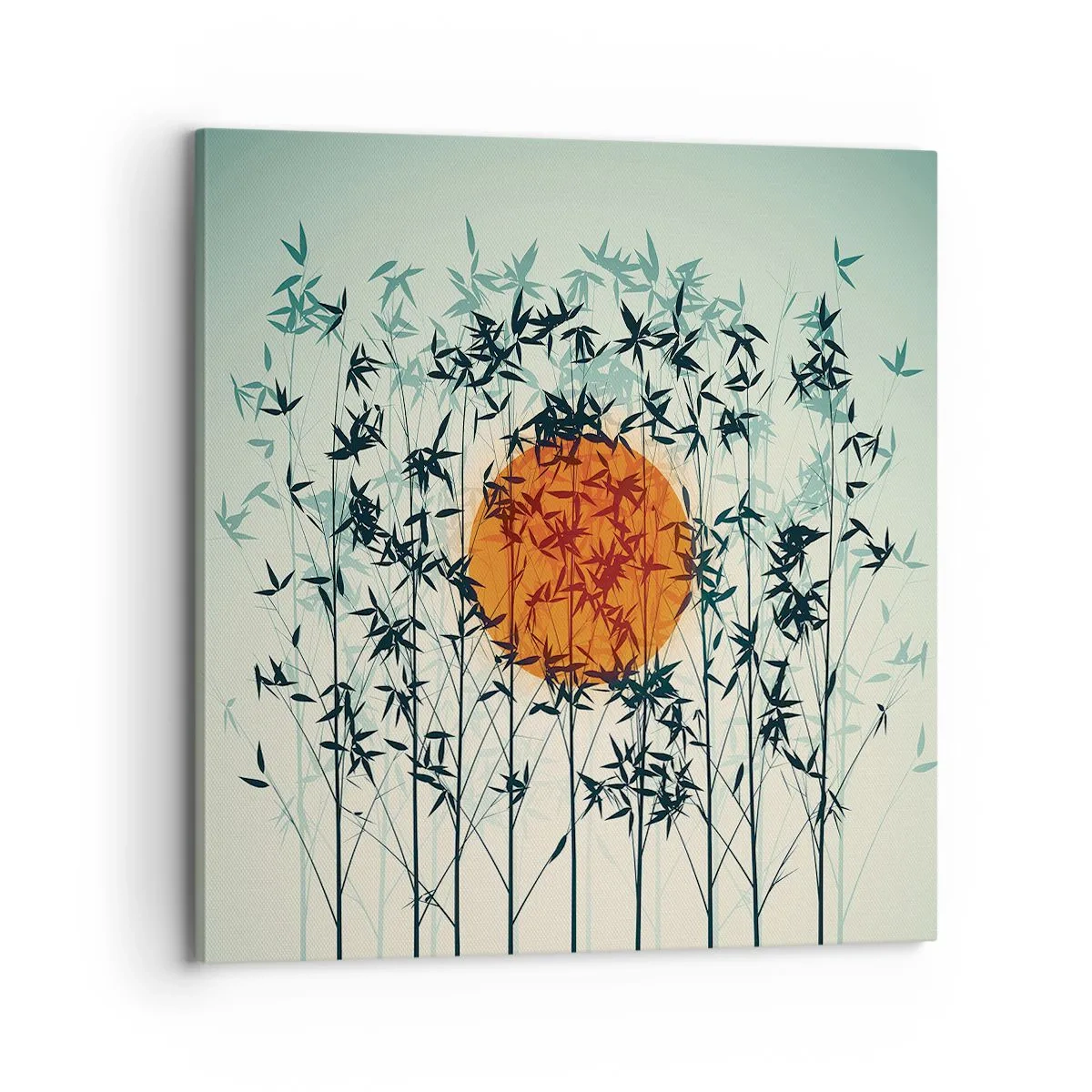 Obraz na plátne - Japonské slnko - 70x70 cm