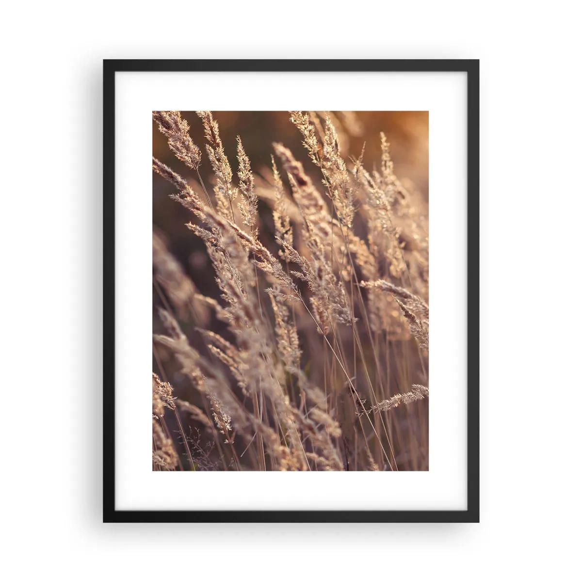 Plagát v čiernom ráme - Pripravení privítať jeseň - 40x50 cm