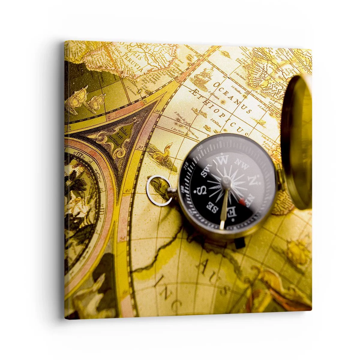 Obraz na plátne - Čo tak na koniec sveta? - 40x40 cm