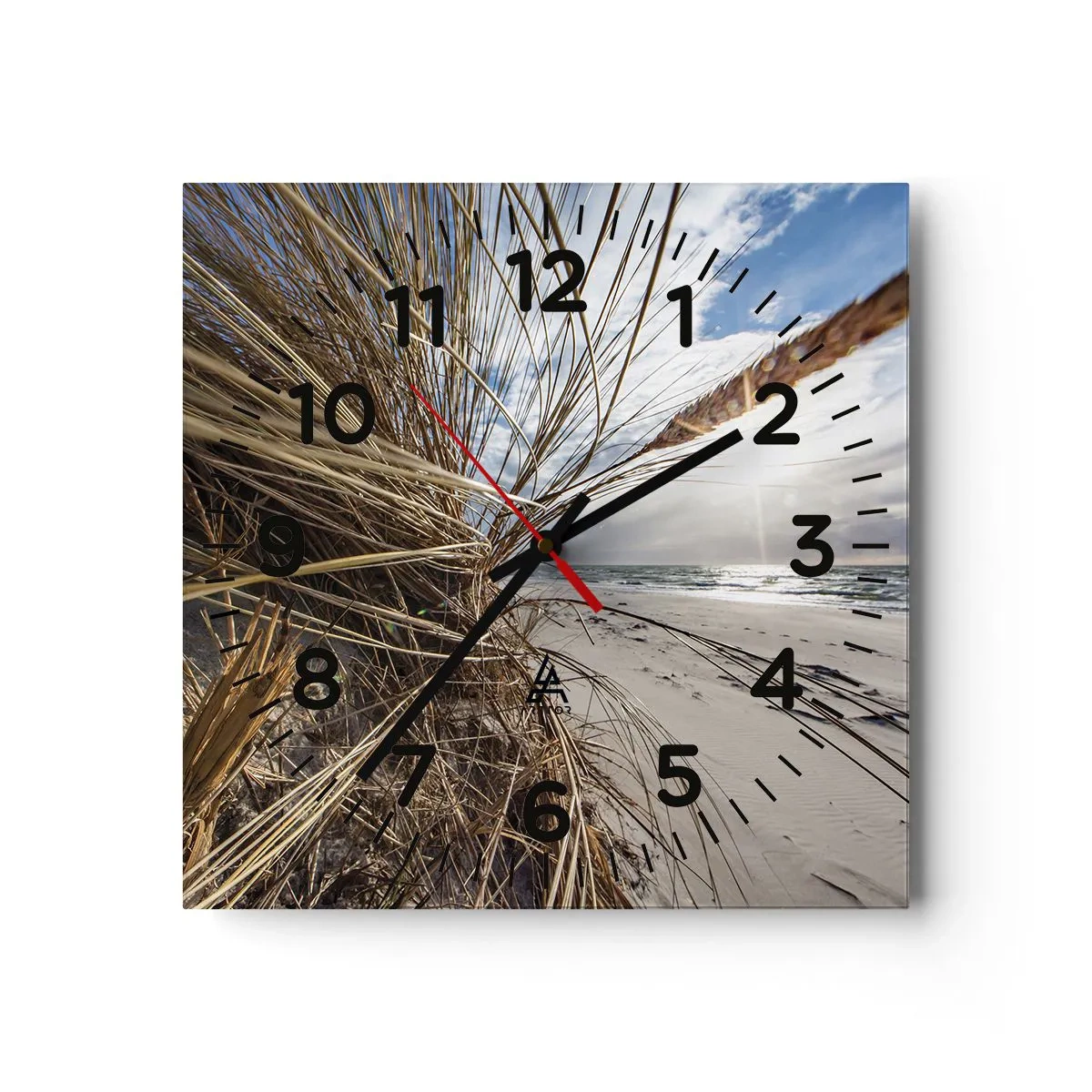 Nástenné hodiny - Stretnutie živlov - 40x40 cm