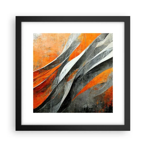 Plagát v čiernom ráme - Žiar a chlad - 30x30 cm