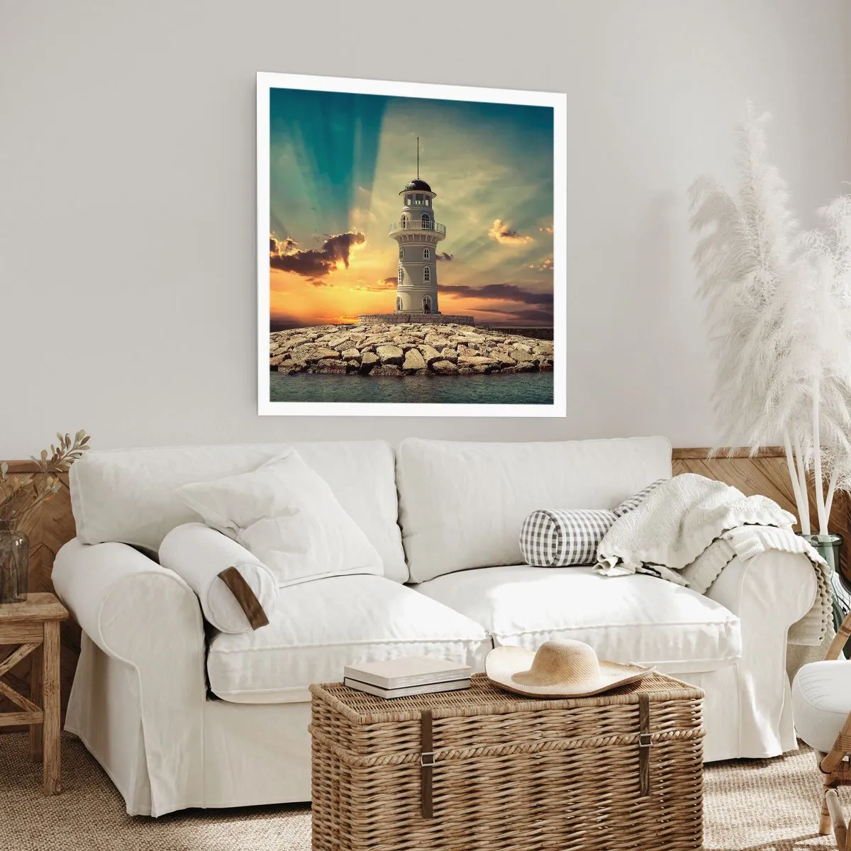 Plagát - Svetlo - Dobro - Krása - 60x60 cm