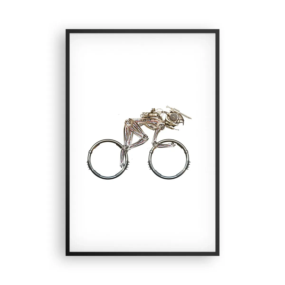 Plagát v čiernom ráme - Úžasný stroj - 61x91 cm