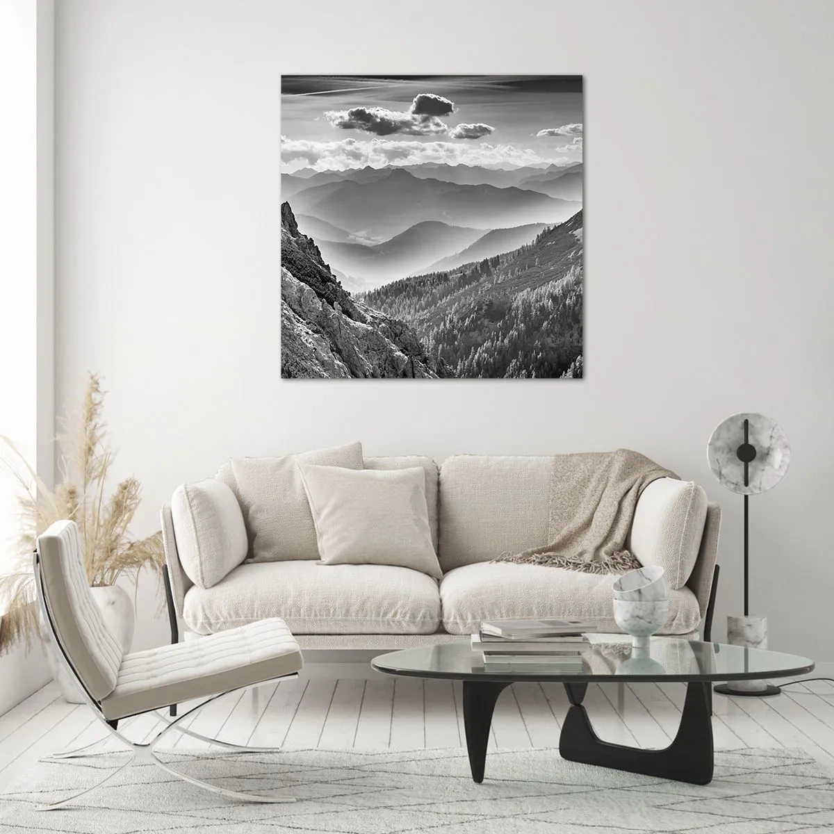 Obraz na skle - Až k horizontu - 60x60 cm