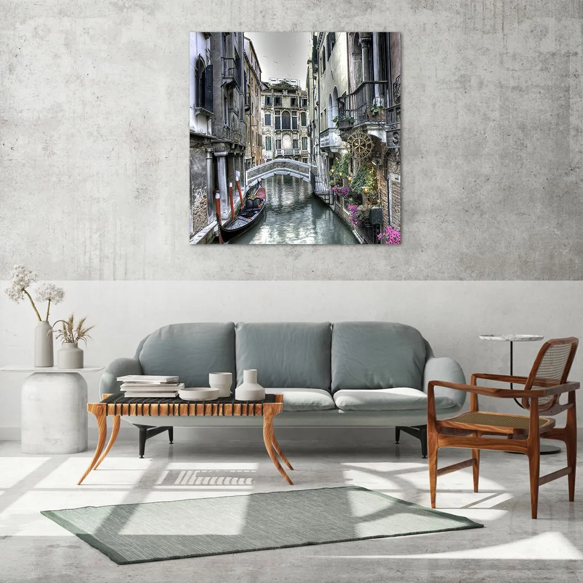 Obraz na skle - Od storočí v tichom zamyslení - 60x60 cm