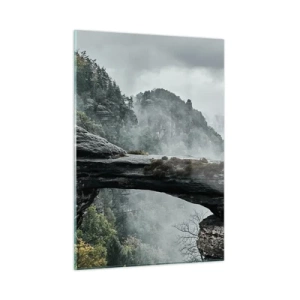 Obraz na skle - Dobrodružstvo práve začína - 50x70 cm