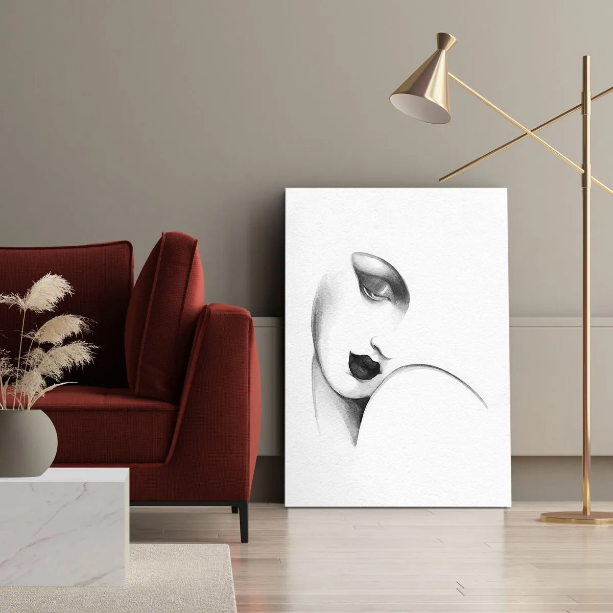 Obraz na plátne - V štýle Lempickej - 50x70 cm