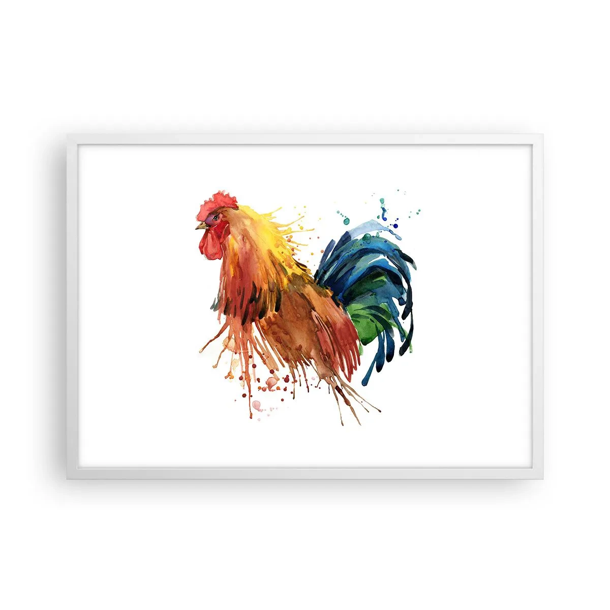 Plagát v bielom ráme - Kráľovský šat, kráľovská pýcha - 70x50 cm