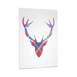 Obraz na skle - Škótsky jeleň - 50x70 cm