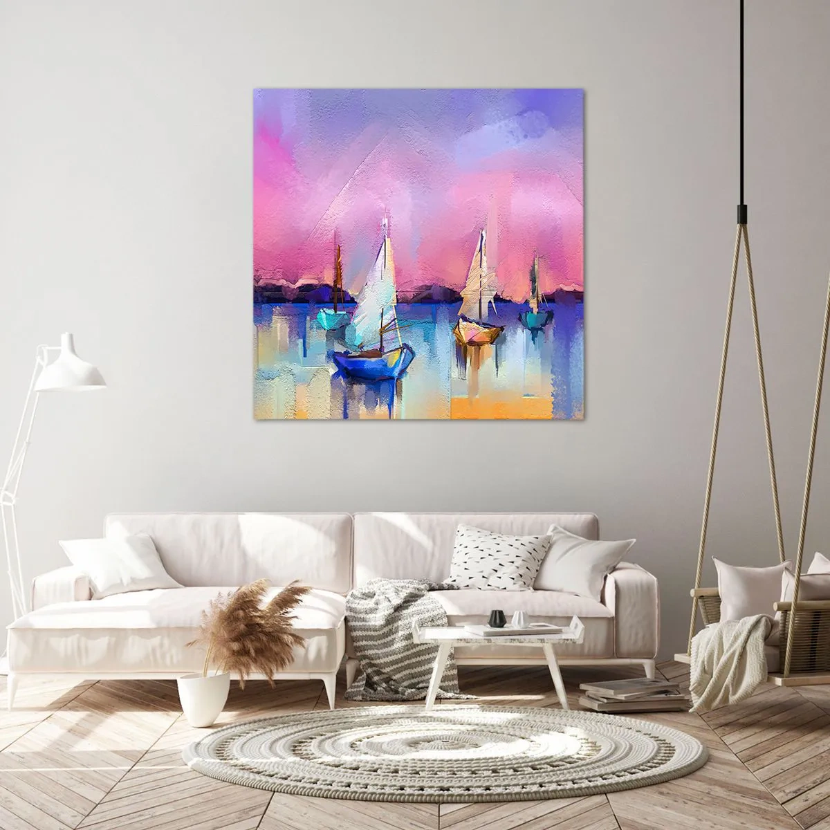 Obraz na plátne - Smer: široká voda - 50x50 cm