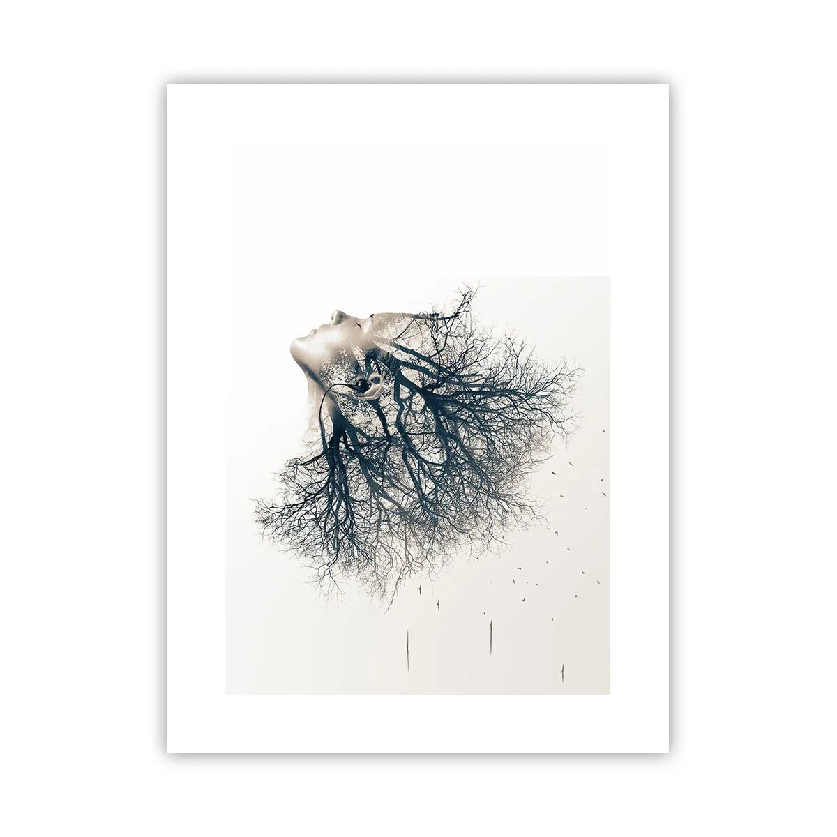 Plagát - Očarená šepotom stromu - 30x40 cm