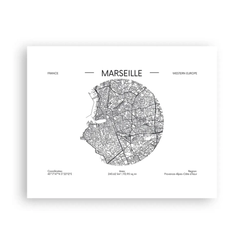 Plagát - Anatómia Marseille - 50x40 cm