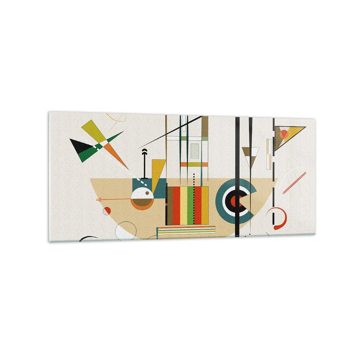 Obraz na skle - A svet sa smeje - 120x50 cm