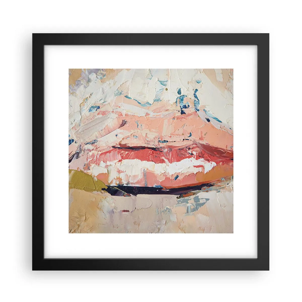 Plagát v čiernom ráme - Prebúdza zmysly - 30x30 cm