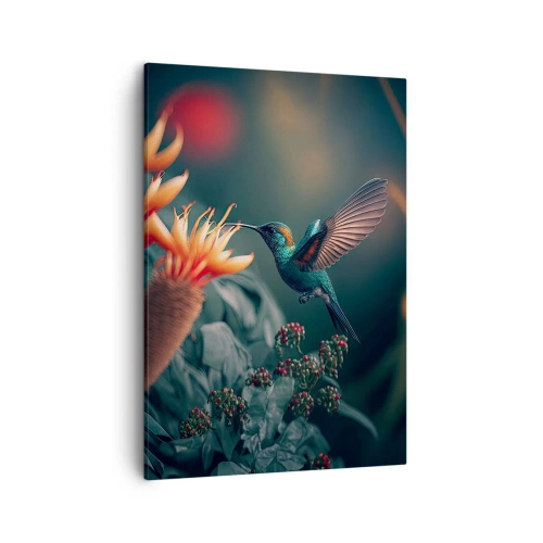 Obraz na plátne - Skutočne pestrý život - 50x70 cm