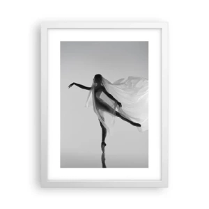 Plagát v bielom ráme - Ľahkosť a pôvab - 30x40 cm