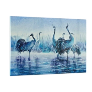 Obraz na skle - Ranné stretnutie - 120x80 cm