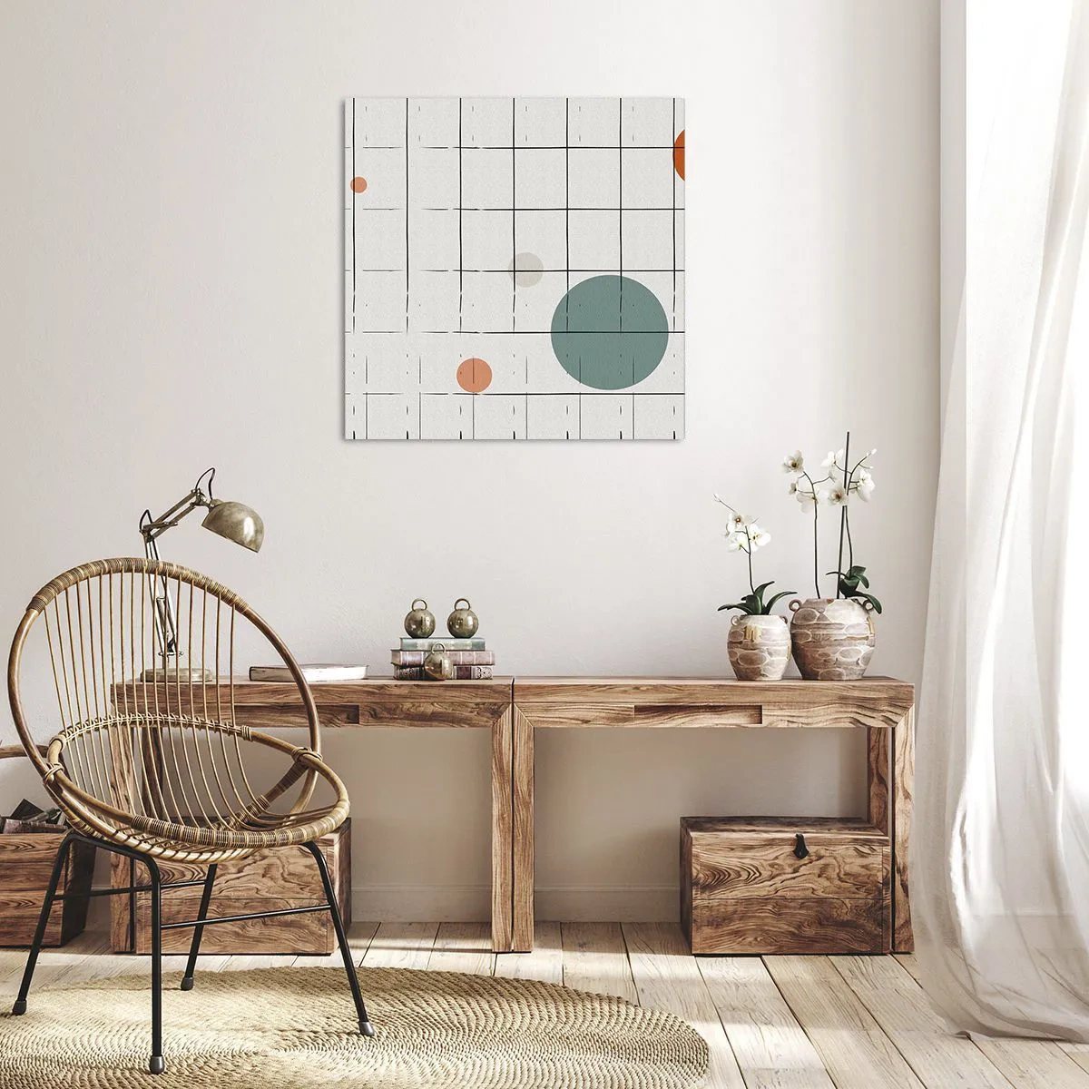 Obraz na plátne - Uväznené. My alebo ony? - 60x60 cm