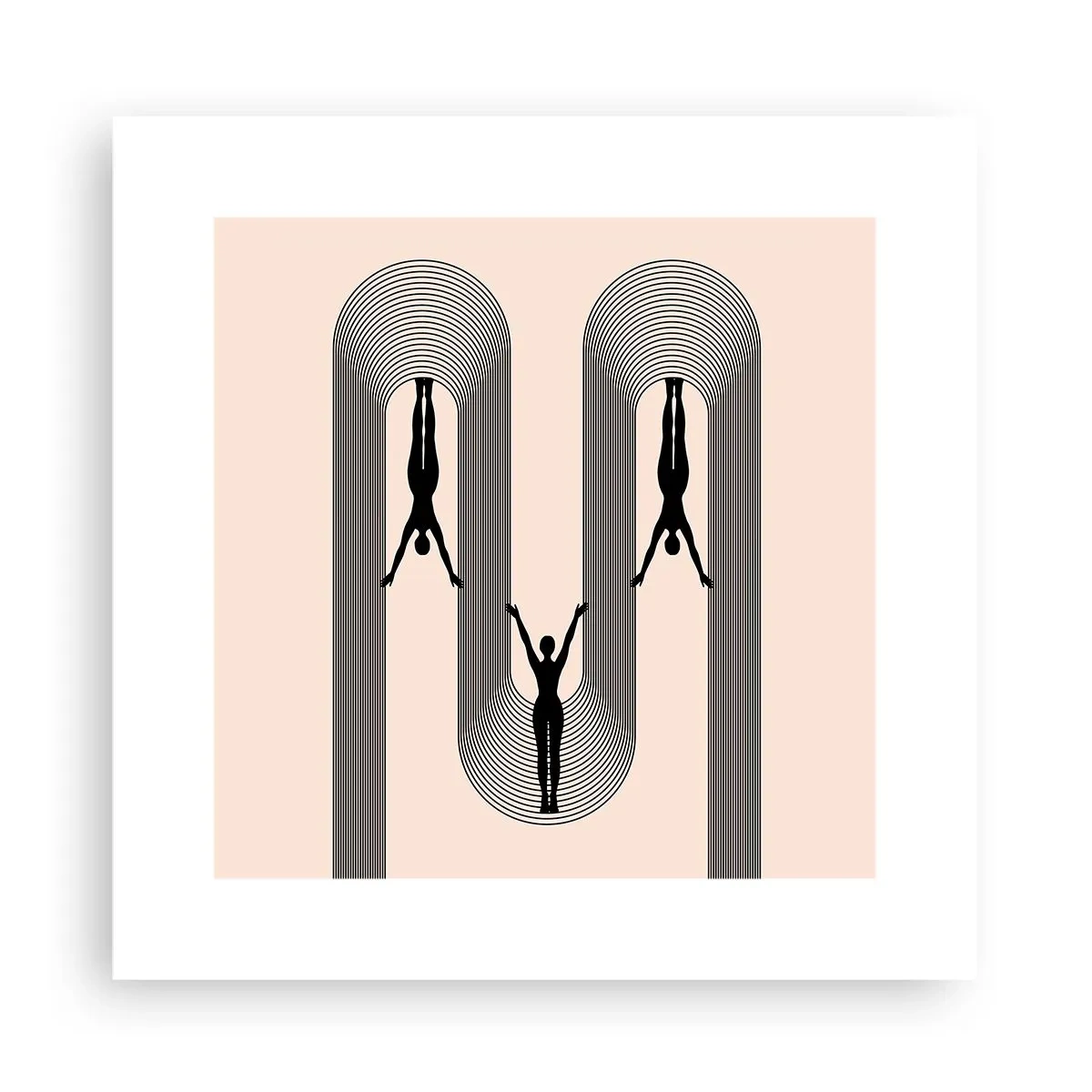 Plagát - Hore nohami - 30x30 cm