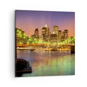 Obraz na plátne - Tu svetlo nikdy nezhasne - 60x60 cm