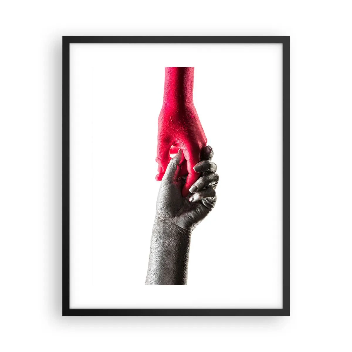 Plagát v čiernom ráme - Spolu aj keď sme odlišní - 40x50 cm