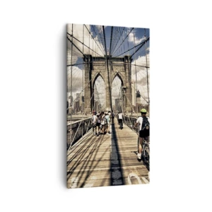 Obraz na plátne - Priamo do srdca mesta - 45x80 cm