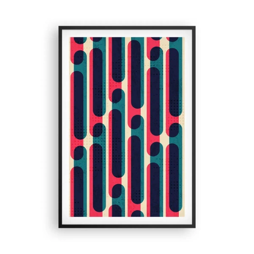 Plagát v čiernom ráme - Dovnútra a dopredu - 61x91 cm