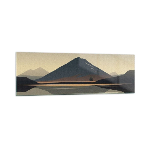Obraz na skle - Zrkadlový odraz - 160x50 cm
