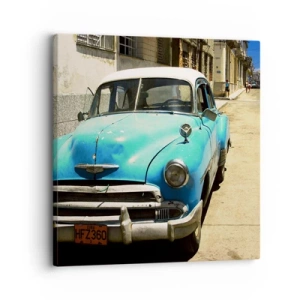 Obraz na plátne - Evviva Cuba! - 30x30 cm