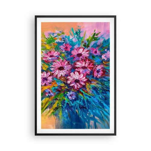 Plagát v čiernom ráme - Energia života - 61x91 cm