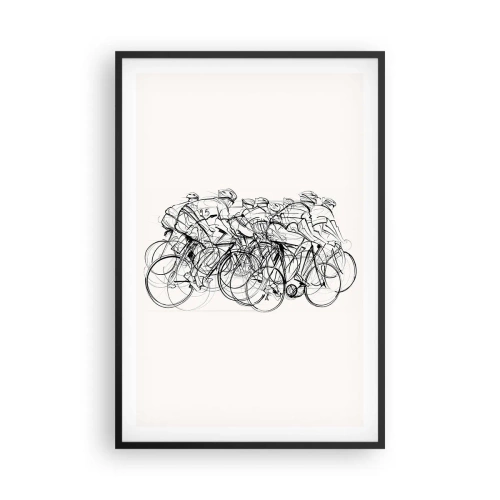 Plagát v čiernom ráme - Spoločne v tíme - 61x91 cm