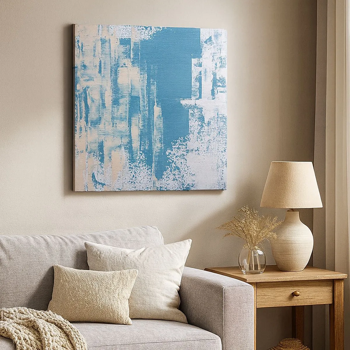 Obraz na plátne - Cez cencúľ - 30x30 cm