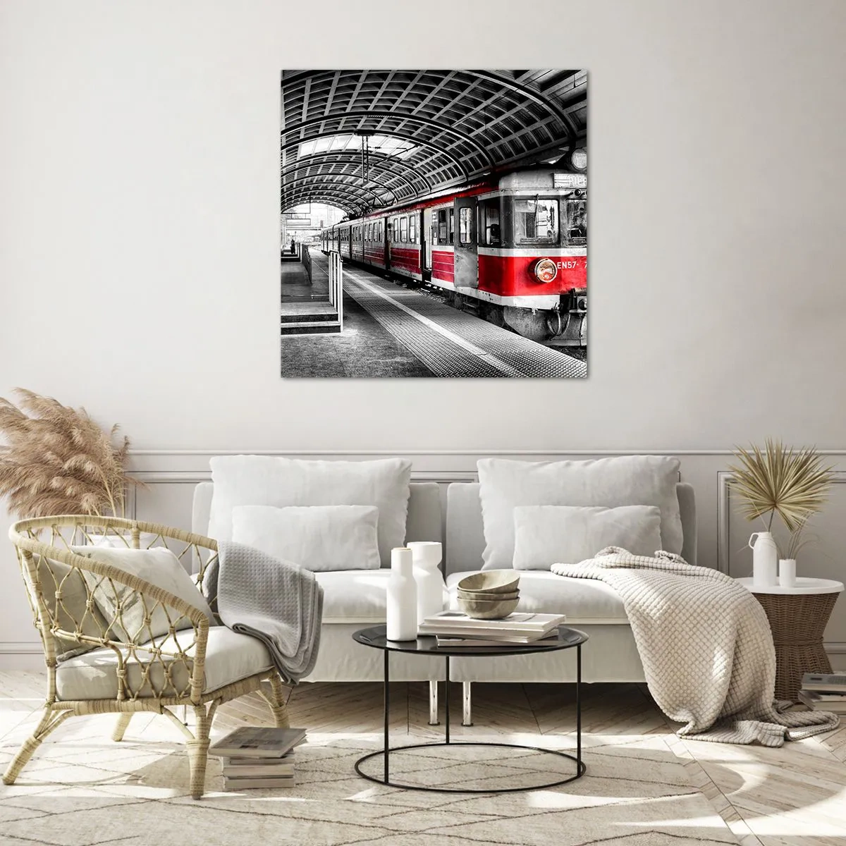 Obraz na skle - Možno je to životná cesta? - 70x70 cm