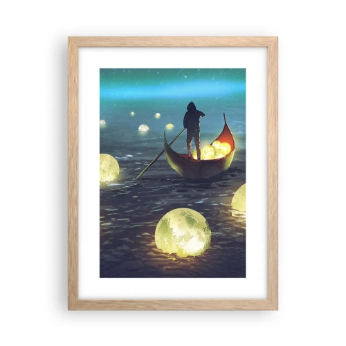 Plagát v ráme zo svetlého duba - Veci, o ktorých sa filozofom nezdá - 30x40 cm