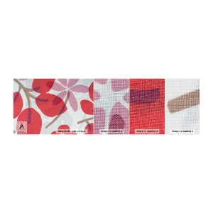 Vzorka Fototapeta Standard Eco - Kvetinová kompozícia v ružovej - Boho, Kvety, Minimalizmus - 100x30 cm
