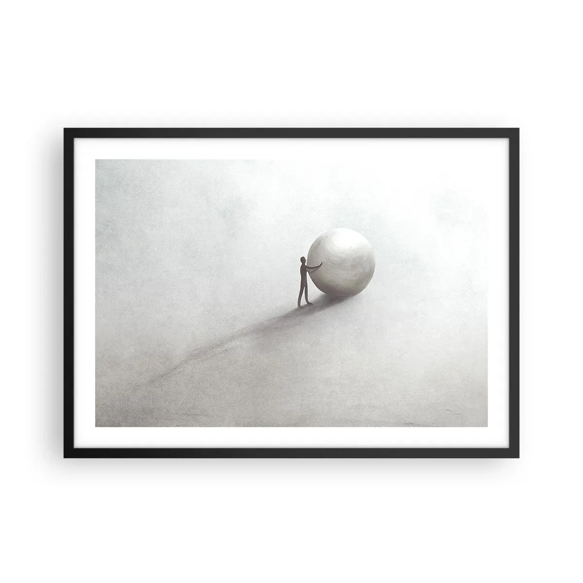 Plagát v čiernom ráme - Hra života - 70x50 cm