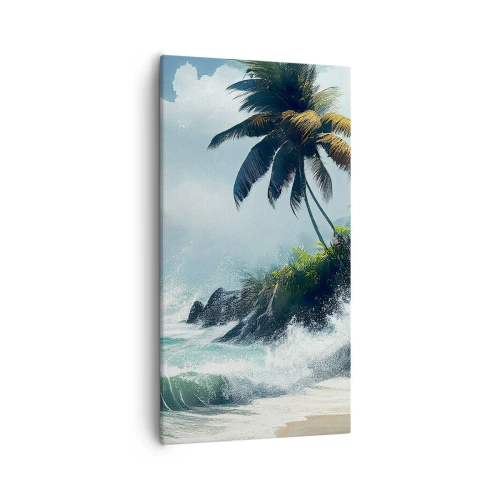 Obraz na plátne - Na tropickom pobreží - 55x100 cm