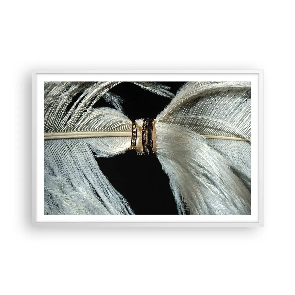 Plagát v bielom ráme - …a neopustím ťa…. - 91x61 cm