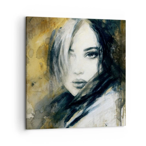 Obraz na plátne - viac nevinná alebo zmyselná? - 50x50 cm