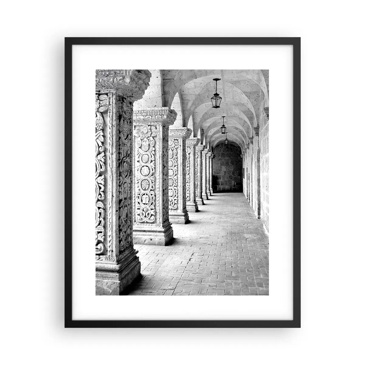 Plagát v čiernom ráme - Kam…? - 40x50 cm