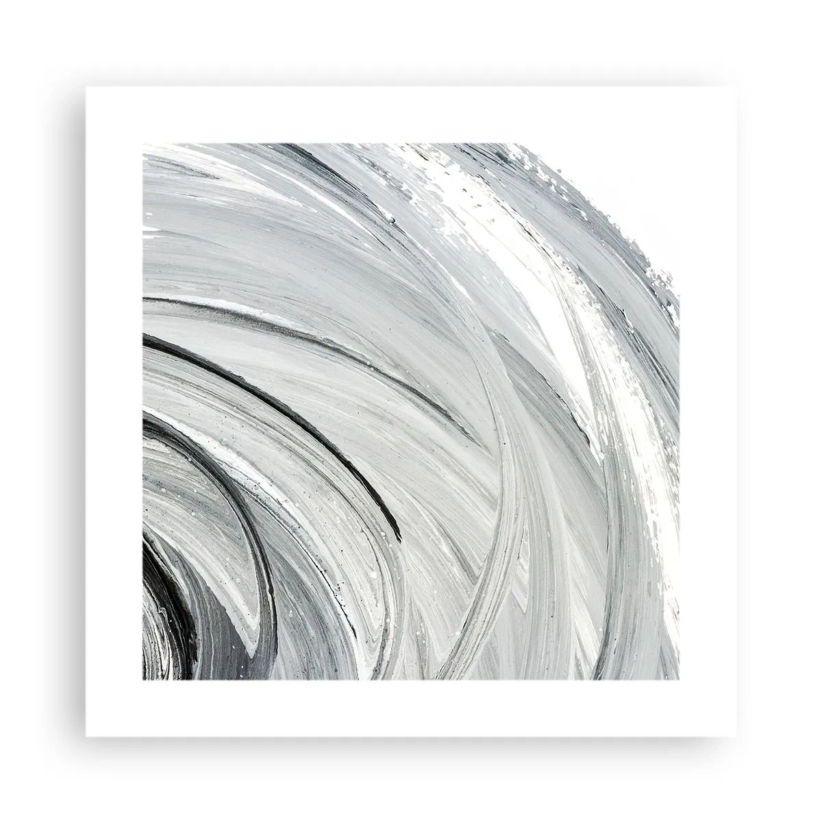 Plagát - Orbitálna kompozícia - 40x40 cm