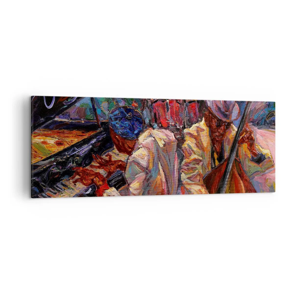 Obraz na plátne - V jednom rytme - 140x50 cm