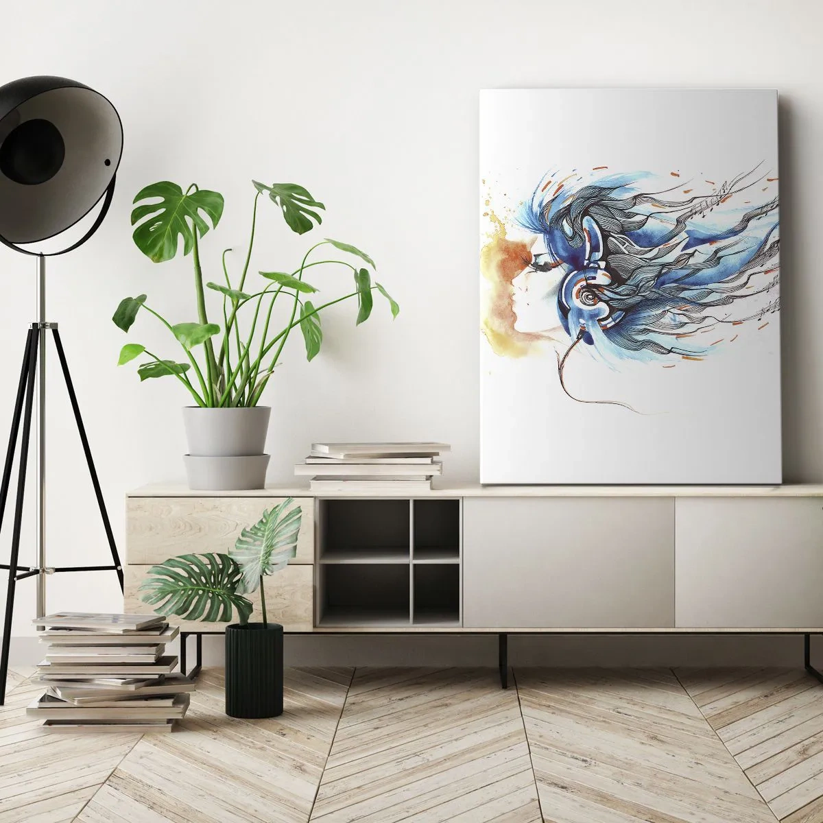 Obraz na plátne - Nech hrá hudba - 50x70 cm