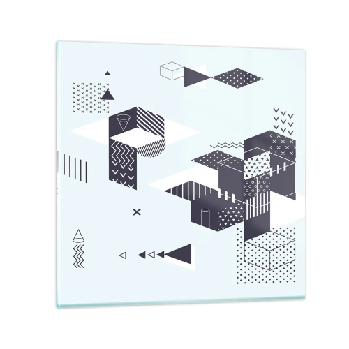 Obraz na skle - V duši matematika - 50x50 cm