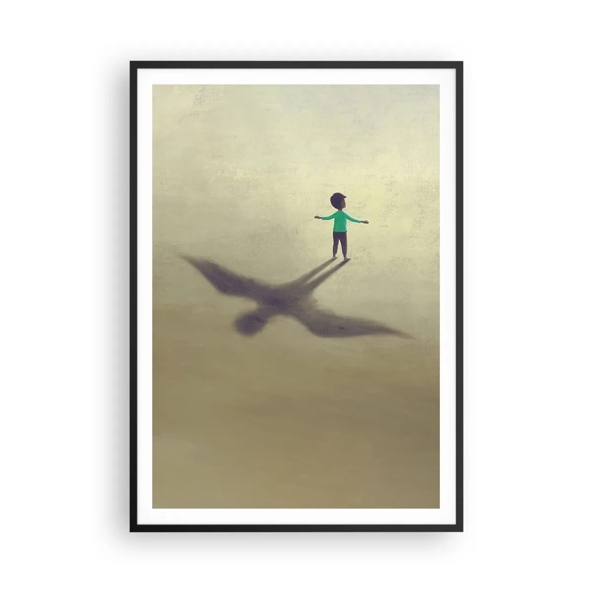 Plagát v čiernom ráme - Hrdina budúcnosti - 70x100 cm