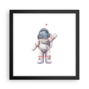 Plagát v čiernom ráme - Tak zatiaľ! - 30x30 cm