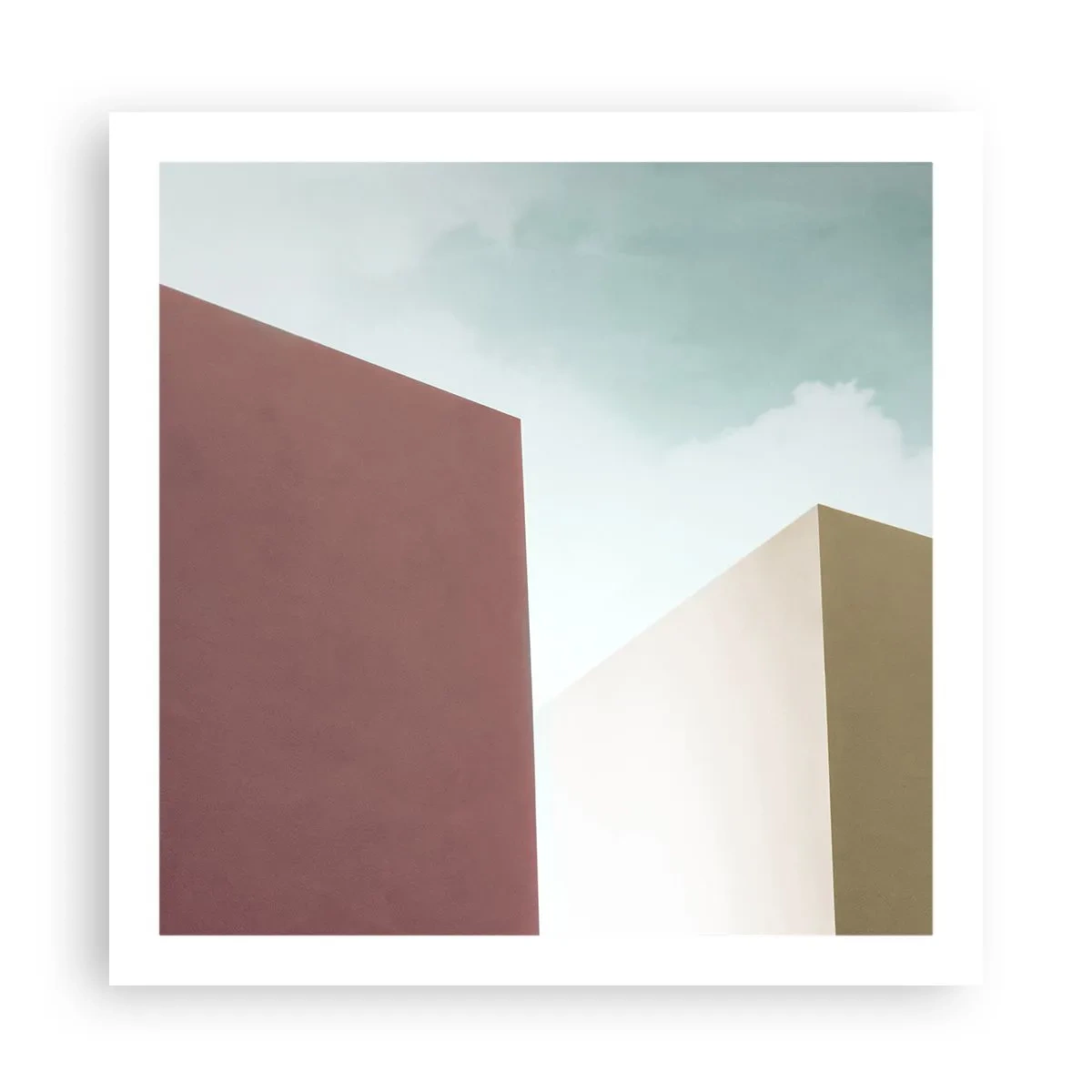 Plagát - Geometria slnečného leta - 60x60 cm