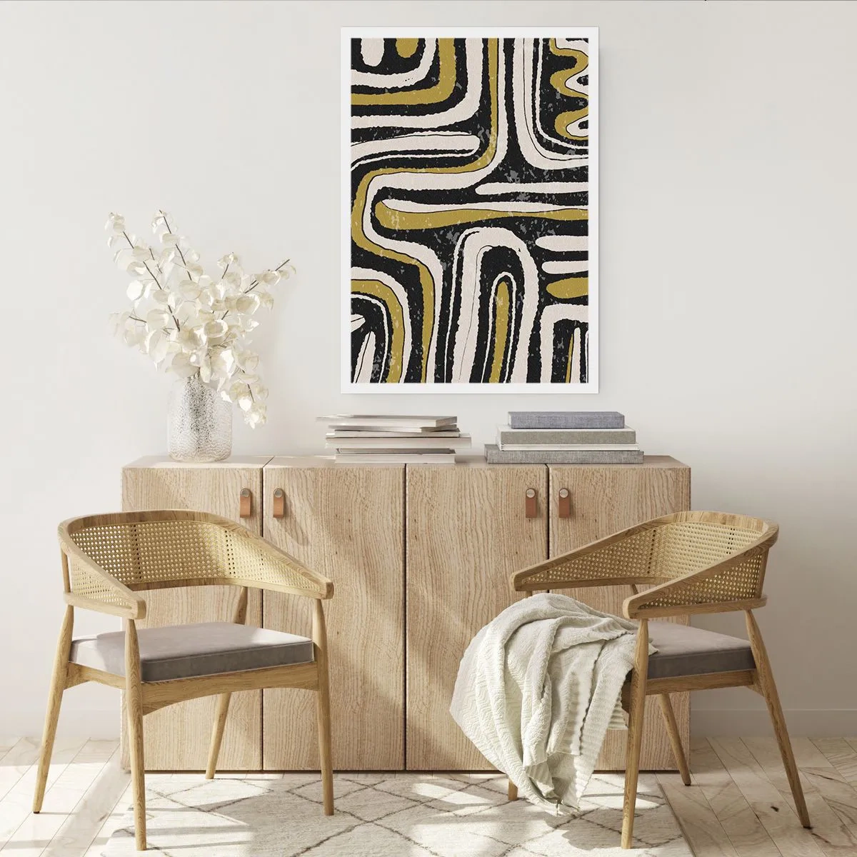 Plagát - Kompozícia: trakty a uličky - 40x50 cm