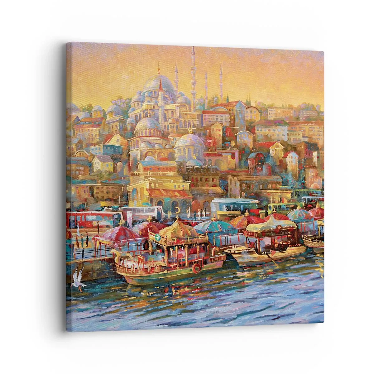 Obraz na plátne - Istanbulský príbeh - 30x30 cm