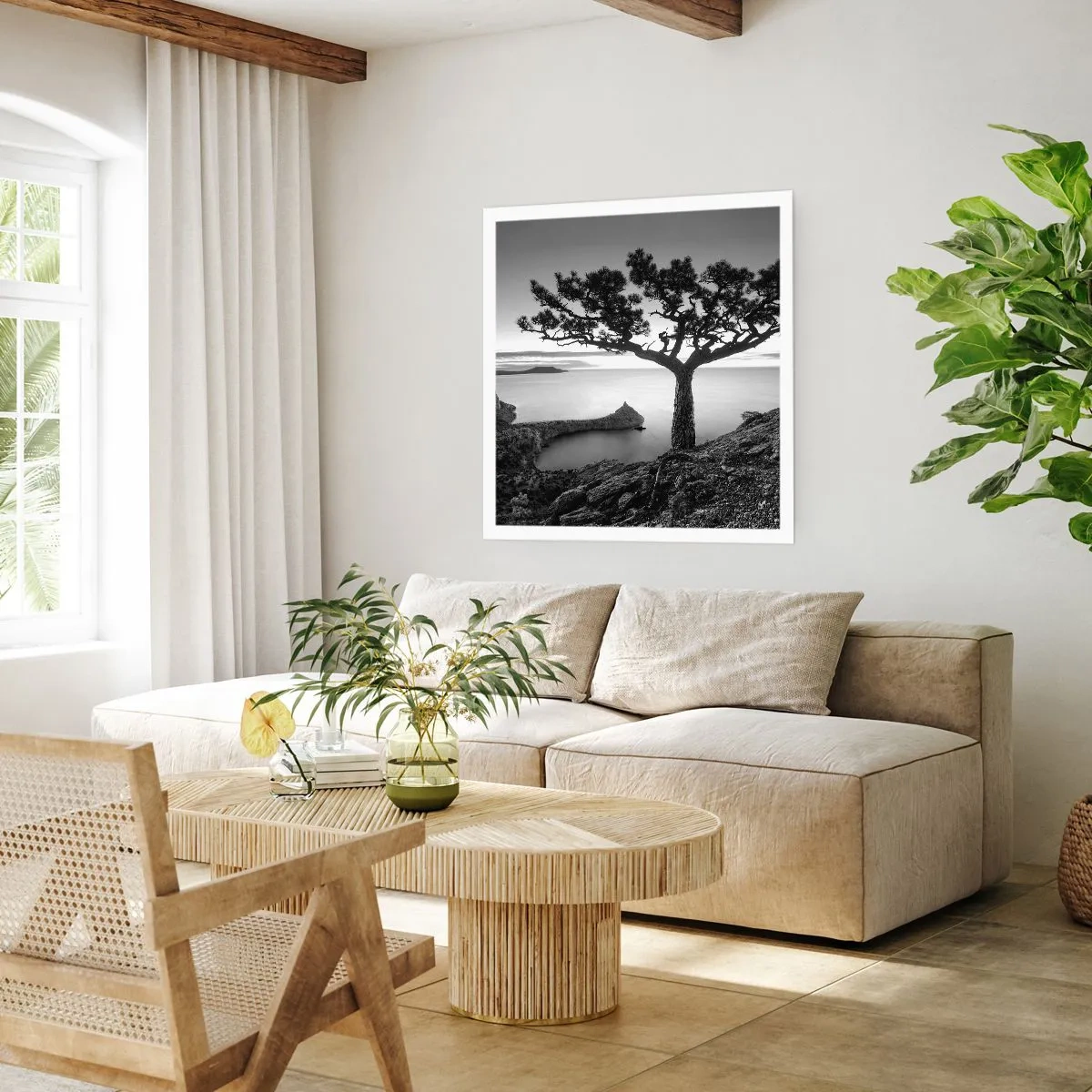 Plagát - Pokoj až k horizontu - 50x50 cm